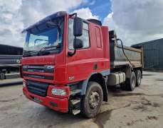 2011 DAF CF75 360 6x4 26 tons Double Diff Tipper